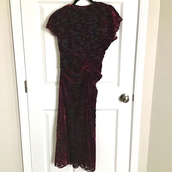 ZARA Velvet Silk Draped Long Dress Limited Edition - Picture 15 of 15
